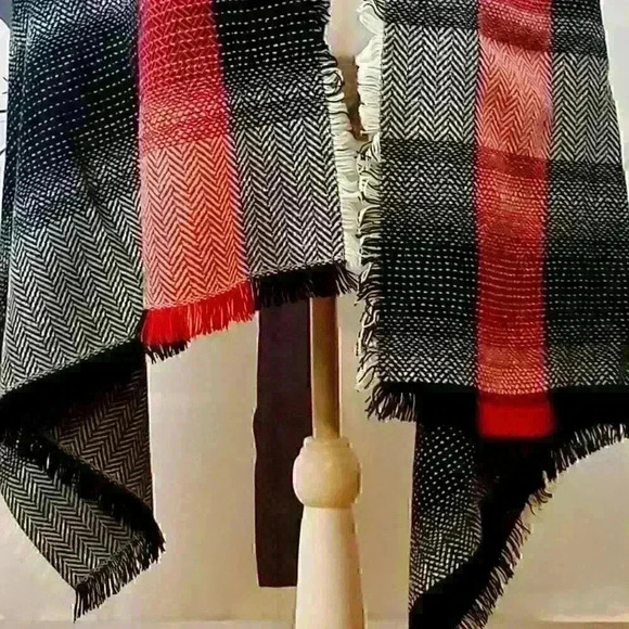 MERONA Womans Scarf REVERSIBLE Hajib Shoulder Rectangle Wrap 76 x 28" - Picture 3 of 8